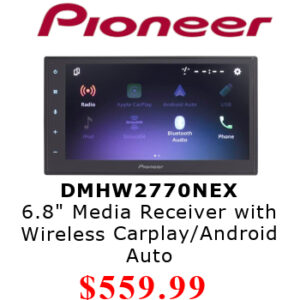 Pioneer DMH-W2770NEX 6.8 Multimedia Receiver w/ Android Auto & Apple  CarPlay